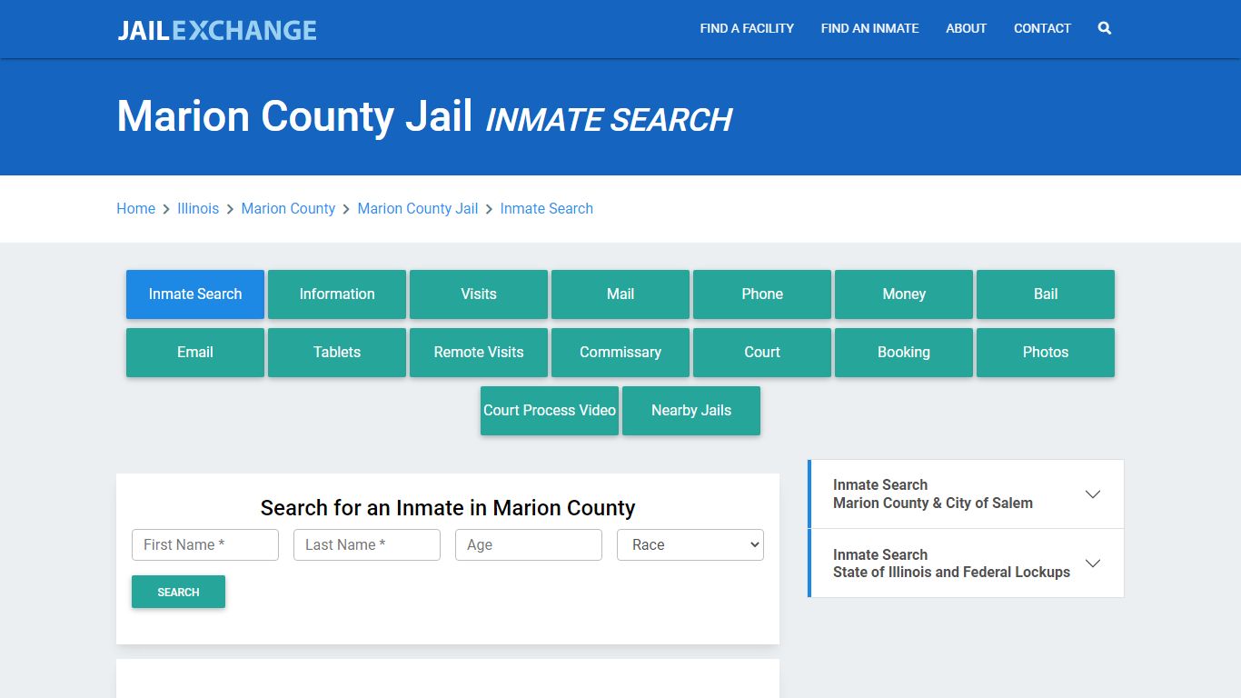 Marion County Jail, IL Inmate Search: Roster & Mugshots