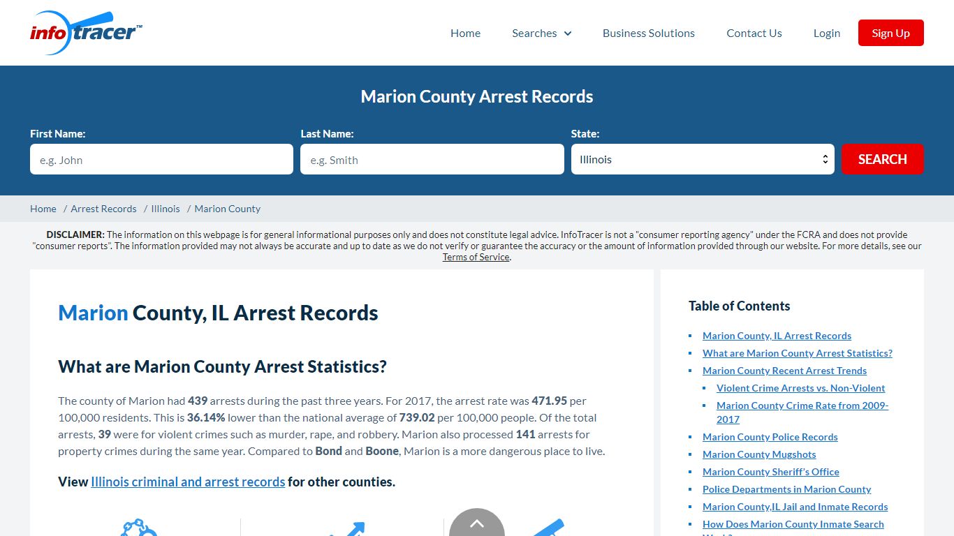 Marion County, IL Arrests, Mugshots & Jail Records - InfoTracer